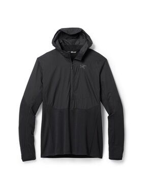 Arc'teryx Men's Aptin Zip Hoody Polartec Power Dry in Black
